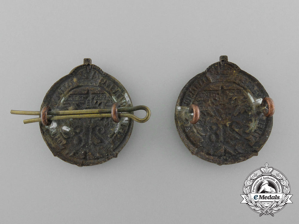 a_first_war218_th_canadian_infantry_battalion_collar_badge_pair_d_7278