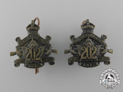 a_first_war202_nd_canadian_infantry_battalion_collar_tab_pair_d_7279