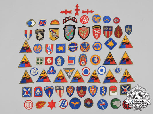 a_lot_of70_second_war_american_division_insignia_patches_d_7353