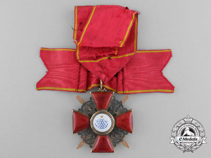 an_early&_fine_russian_imperial_order_of_st._anne_with_swords;3_rd_class_in_gold_d_7414_1
