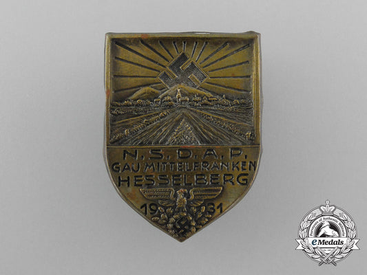 a1931_nsdap_district_mittelfranken-_hessenberg_celebration_badge_d_7454