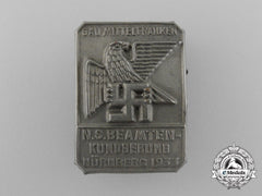 A 1933 Gau Mittelfranken National Socialist Officials Meeting Badge