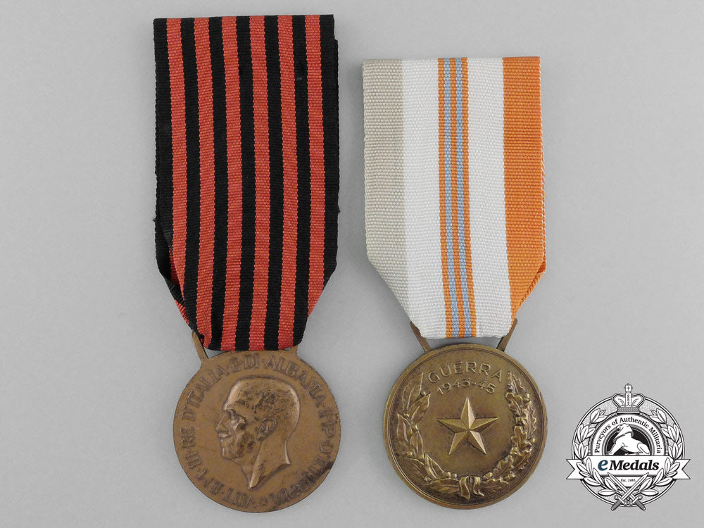 two_italian_campaign_medals&_awards_d_7518