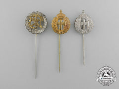 Three Belgian Stickpins