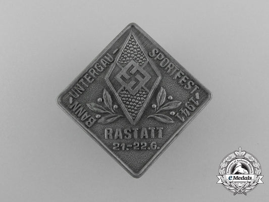 a1941_hj_bann_untergau_rastatt_sportfest_badge_by_foerster&_barth_d_7543