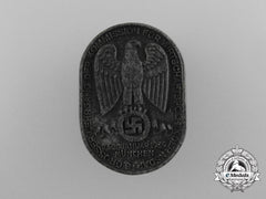 A 1939 Badge For The 6Th Convocation Of The School For Economic Policy Of Munich