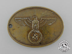A Warrant Disc "Staatliche Kriminalpolizei" Disc