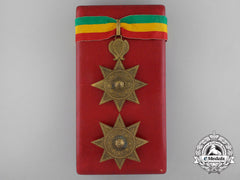 Ethiopia. An Order Of The Star, Grand Officer Set, By B.a. Sevadjian