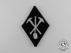A Scarce Waffen-Ss Technical Training Company Sleeve Diamond