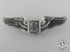 A Second War American Army Air Force Service Pilot Wings By N.s. Meyer, Inc