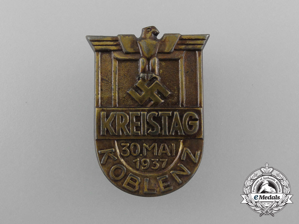 a1937_koblenz_district_council_day_badge_d_7675