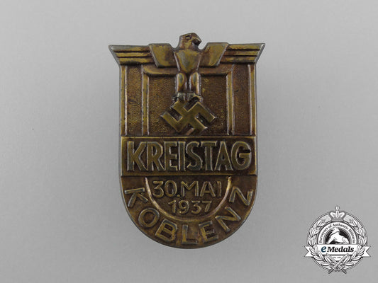 a1937_koblenz_district_council_day_badge_d_7675
