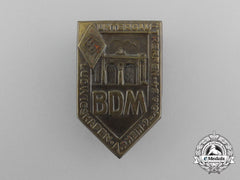 A 1934 Ludwigshafen Hj/Bdm Untergau Rally Badge