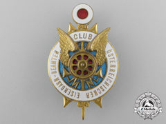 Austria, Imperial. A Railway Officers Club Badge