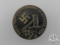 A 1936 Nsdap Gladbeck District Rally Badge