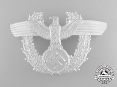 A Second War German Police Shako Plate