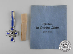 A Silver Grade Mother’s Cross In Its Original Packet Of Issue By Fritz Zimmermann