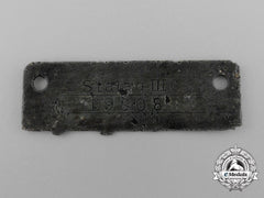 A German Pow Camp Id Tag For Allied Soldiers Housed At The Stalag Iii-C Camp