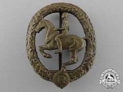 A Bronze Grade German Horseman’s Badge By L. Christian Lauer