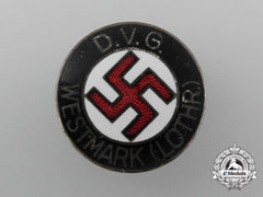 A Deutscher Volksgenossen Bund (Dvg) Westmark Membership Badge