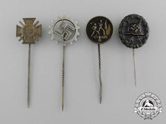 A Lot Of Four Third Reich Period Stickpins