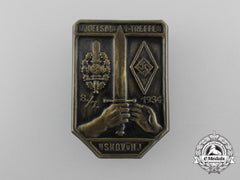 A 1934 Nskov/Hj Rudelsburg Rally Badge