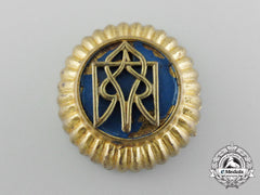 A Second War Ukrainian Auxiliary Police Cap Badge