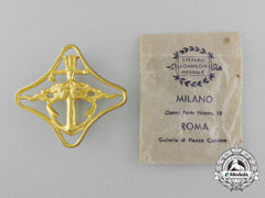 Italy. A Royal Navy Cruisers War Navigation Badge, (2Nd Degree) With Packet, C.1942