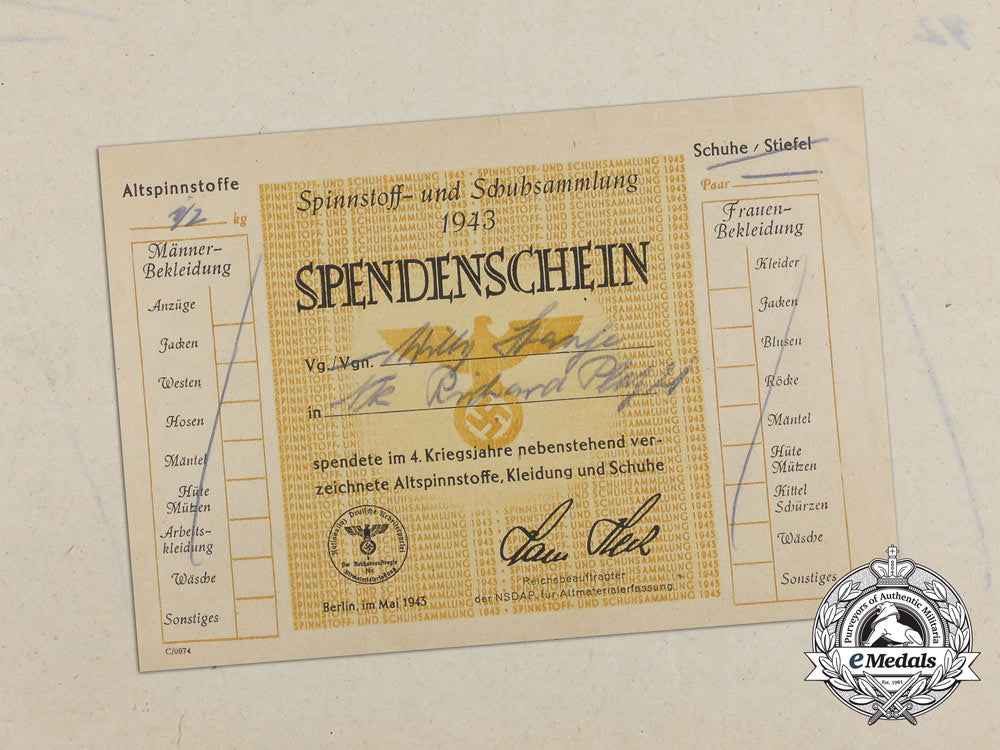 a1943_german_donation_of_cloth_and_shoe_certificate_d_8018_1