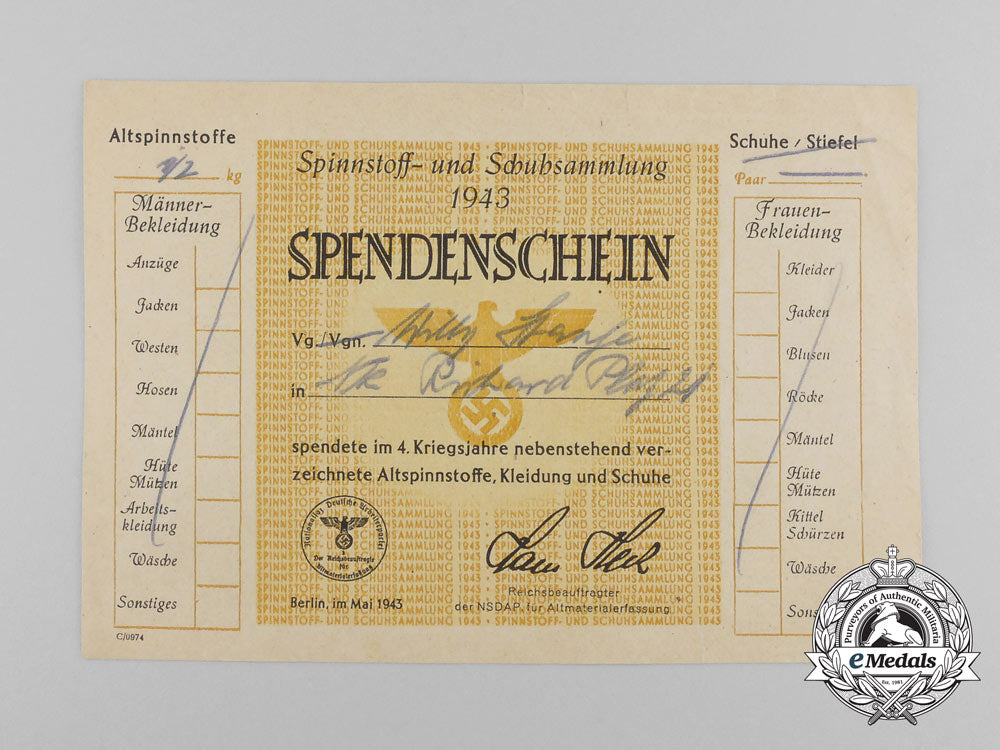 a1943_german_donation_of_cloth_and_shoe_certificate_d_8019_1
