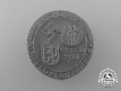 A 1938 Nsdap Alsfeld/Lauterbach District Council Day Badge