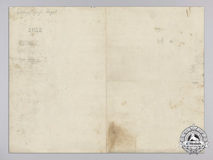 an_early_sa_honourary_death_certificate_of_herr_kaufmann_erich_vogel_d_8118
