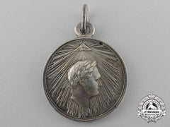 A Silver Russian Imperial Medal For The Capture Of Paris 1814