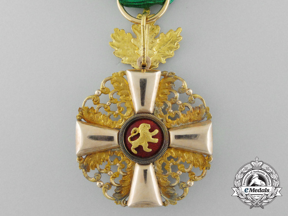 a_baden_order_of_the_lion_of_zahringen_in_gold;_knight1_st_class_with_oak_leaves_d_8222