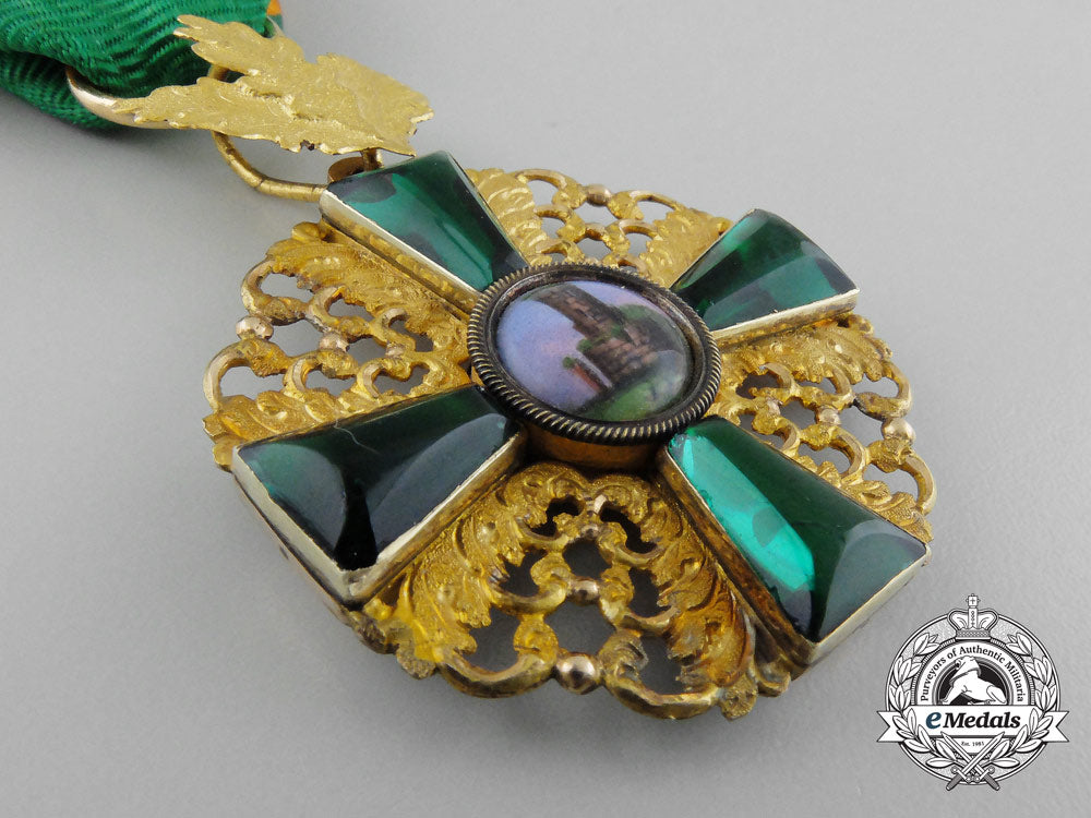 a_baden_order_of_the_lion_of_zahringen_in_gold;_knight1_st_class_with_oak_leaves_d_8224