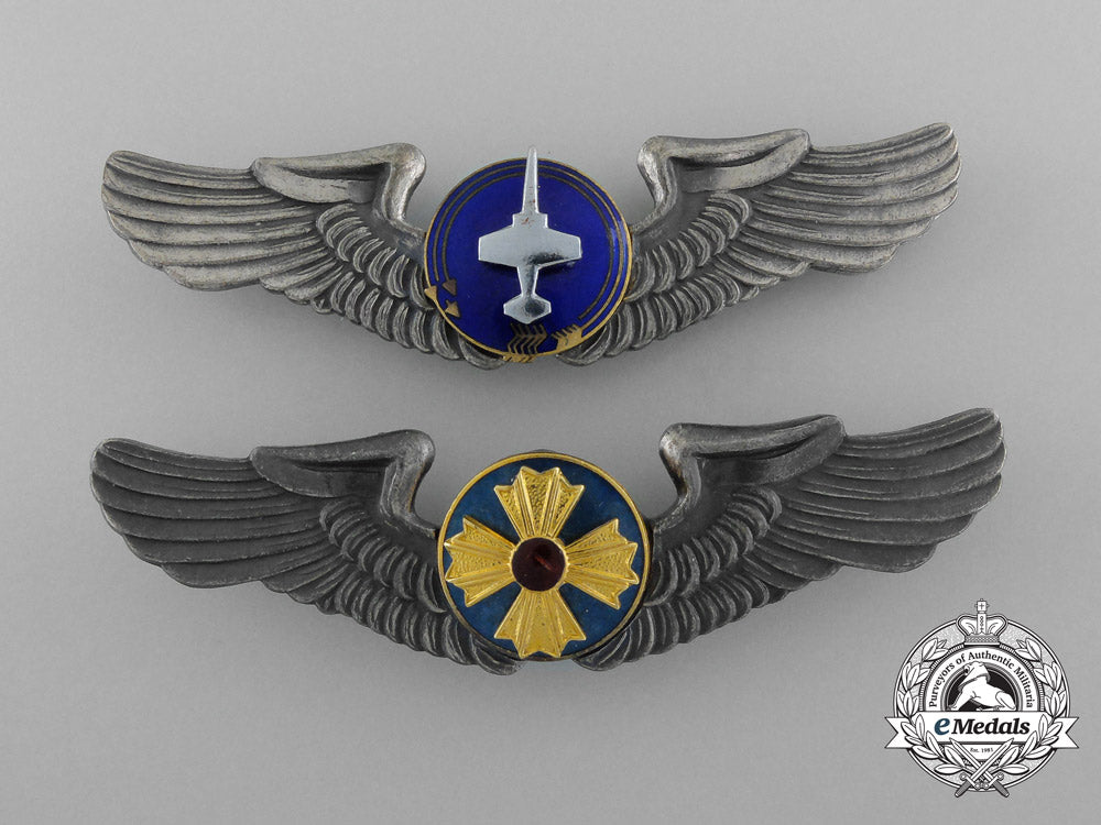 japan,_constitutional_monarch._two_air_self-_defense_force_badges_d_8263