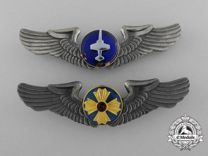 japan,_constitutional_monarch._two_air_self-_defense_force_badges_d_8263