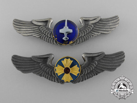japan,_constitutional_monarch._two_air_self-_defense_force_badges_d_8263
