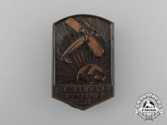 A 1933 Sa Landesberg “Day Of Flight” Badge By Karl Wurster Of Markneukirchen