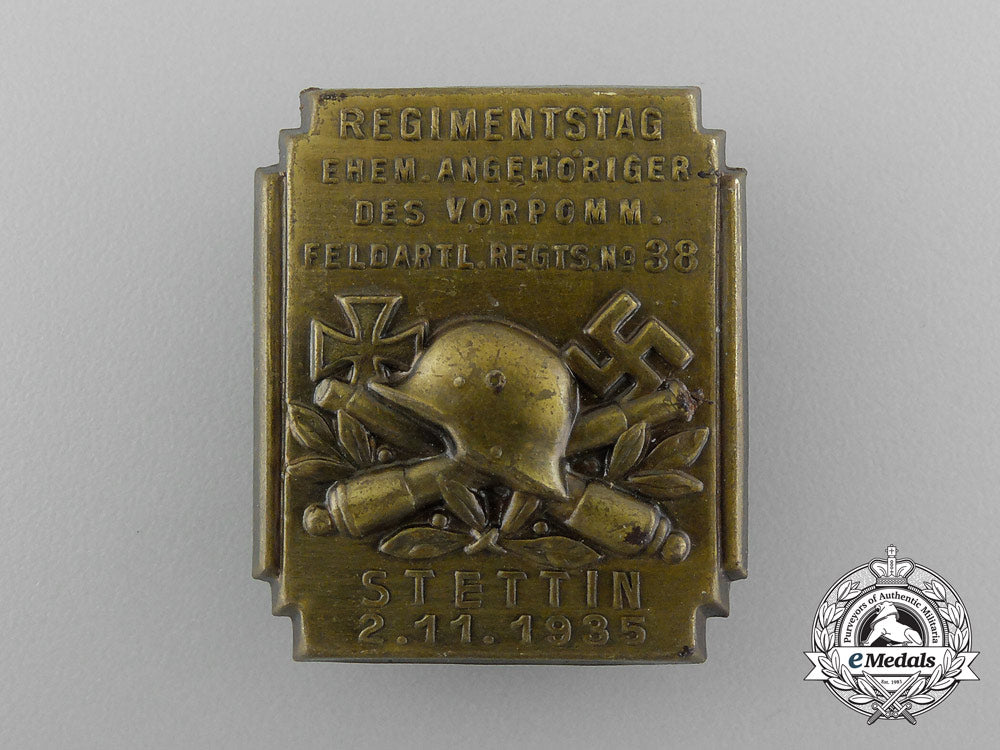 a1935_stettin_day_of_the_veterans_of_the_regiment_field_artillery_regiment38_badge_d_8305_1