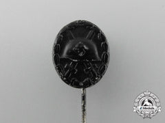 A Miniature Black Grade Wound Badge Stickpin