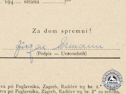 three_second_war_period_croatian_documents_confirming_the_award_received_d_8348