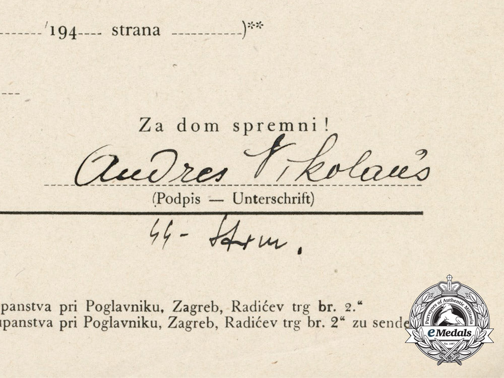 three_second_war_period_croatian_documents_confirming_the_award_received_d_8349