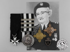 An Order Of St. John Group To Corps Superintendent Mary E. Morrow