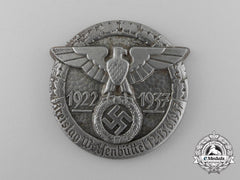 Germany, Third Reich. A 1937 Wolfenbüttel District Council Day Badge