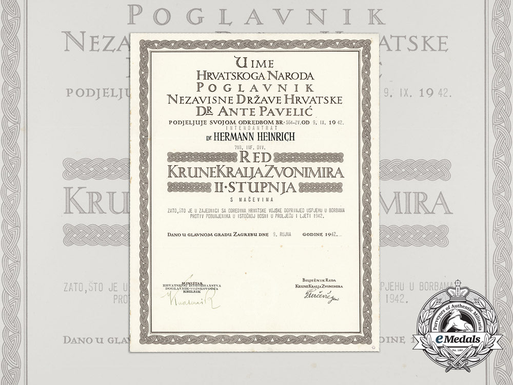 a_formal_croatian_document_for_the_award_of_the_king_zvonimir_order;2_nd._class_with_swords_d_8428