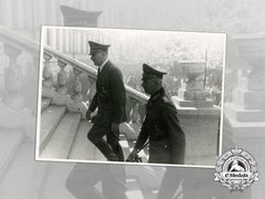 A Press Photo Of Ah & Field Marshal Von Bock In Ukraine