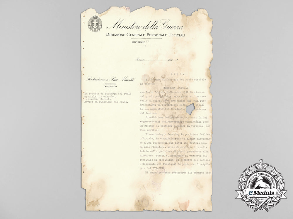 an_italian_national_institute_for_cultural_relations_document_signed_by_mussolini_d_8434