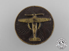 A 1934 Erfurt Strength Through Joy “Day Of Flight” Badge; Numbered