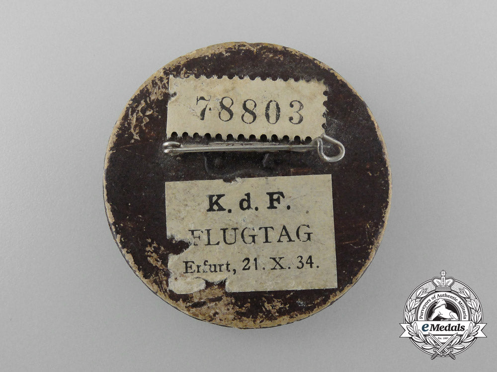 a1934_erfurt_strength_through_joy“_day_of_flight”_badge;_numbered_d_8449